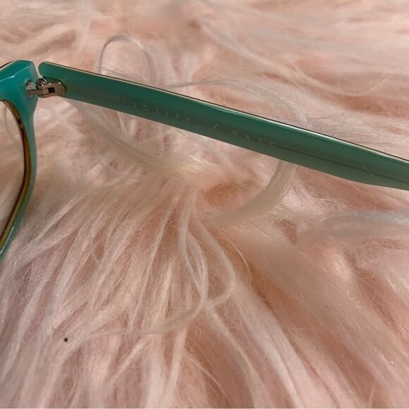 Joseph Marc JM4053 Brown/Green Plastic Rectangle Prescription Frames - Picture 4 of 5